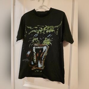 Travis Scott Black Tee with Graphic Design